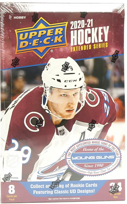2020/21 Upper Deck Extended Series Hockey Hobby Box