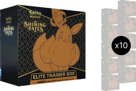 Pokémon TCG Sword & Shield Shining Fates Elite Trainer Box Case